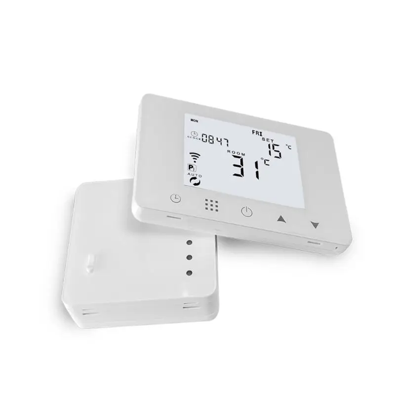

WiFi & RF Wireless Room Thermostat Wall-hung Gas Boiler Heating Remote Control Temperature Controller for Alexa & Google home
