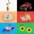 PULUZ Mini Photo Studio Lightbox Portable Photography Softbox Dimmability LED Light Shooting Tent Box Kit & 6 Background Photobox