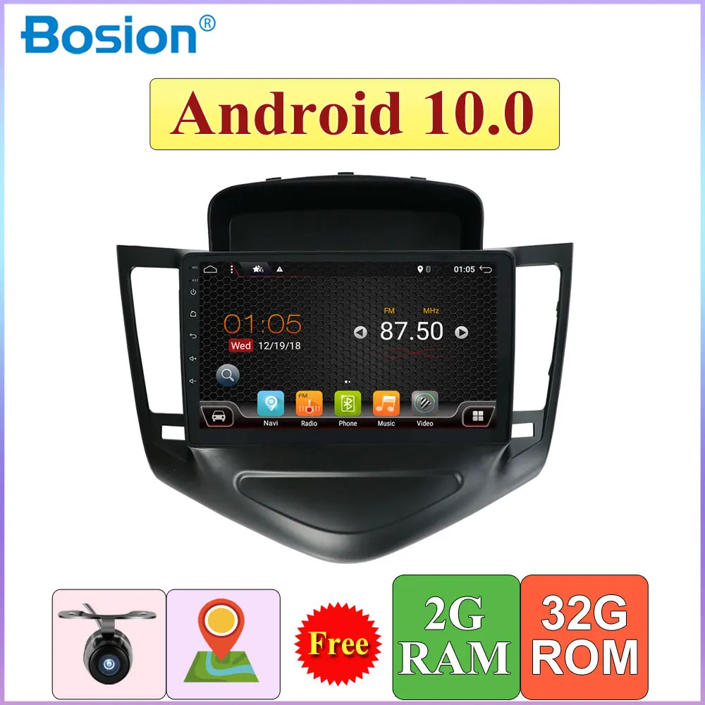 Автомагнитола 2 Din на Android 10 0 для Chevrolet Cruze 2009-2014 GPS-навигация Wi-Fi Bluetooth AUX стерео