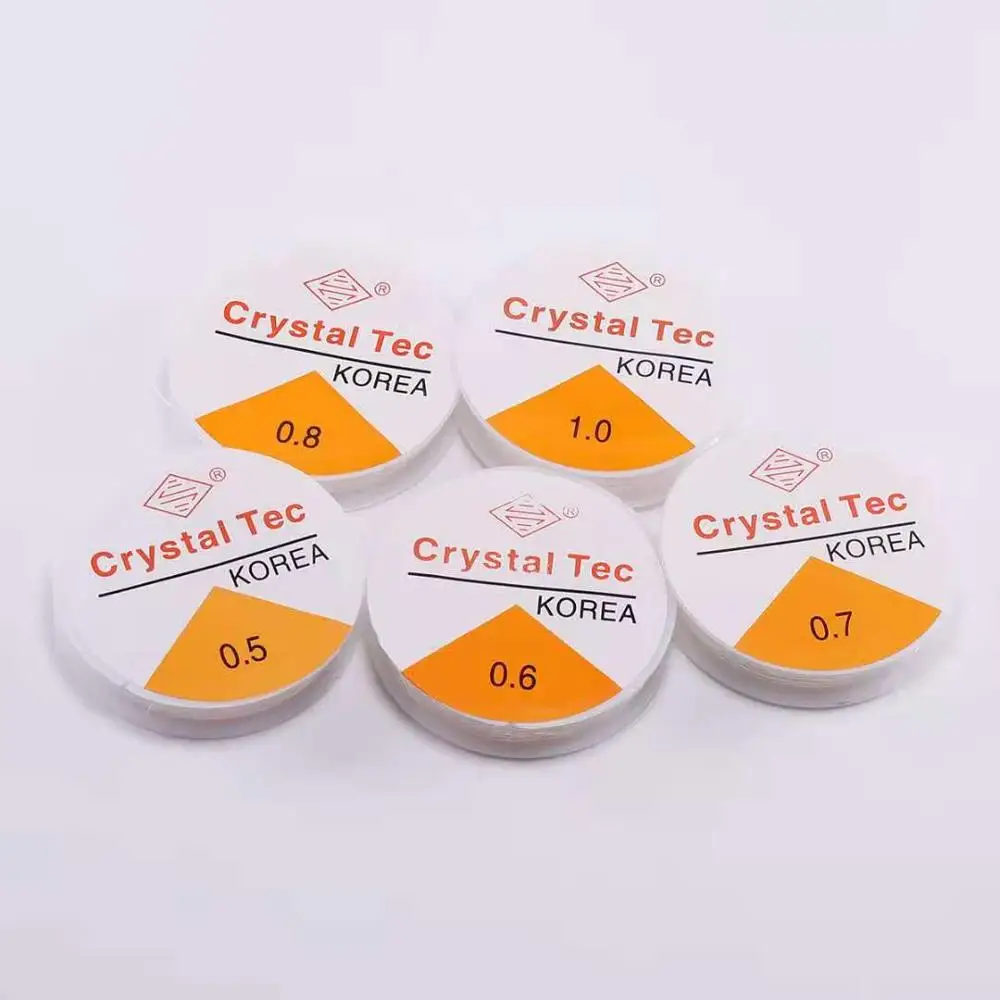 

1PCS Roll 0.5-1.0MM Transparent Stretchy Elastic Rope String Line Cord DIY for Jewelry Making Bracelet&Necklace