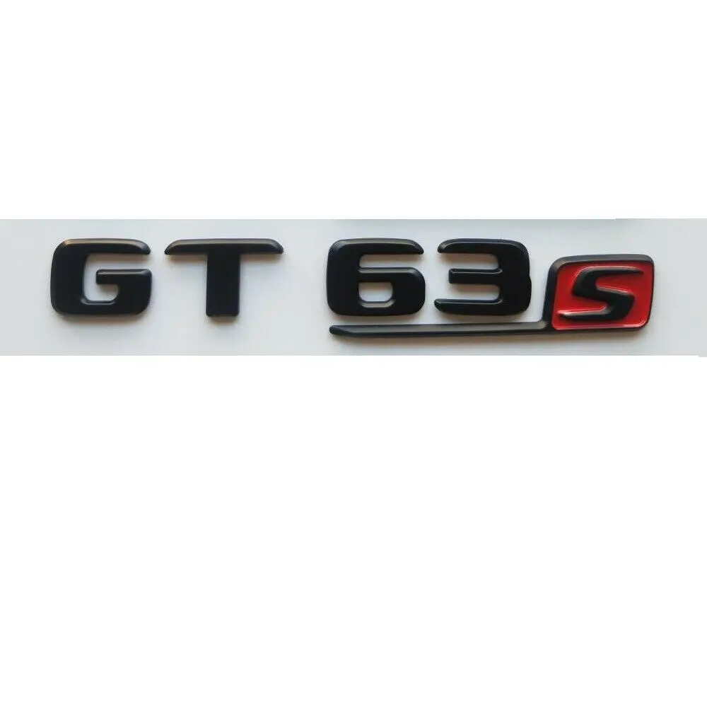 Матовые черные буквы GT 63 s Эмблемы для Mercedes X290 AMG S | Автомобили и мотоциклы