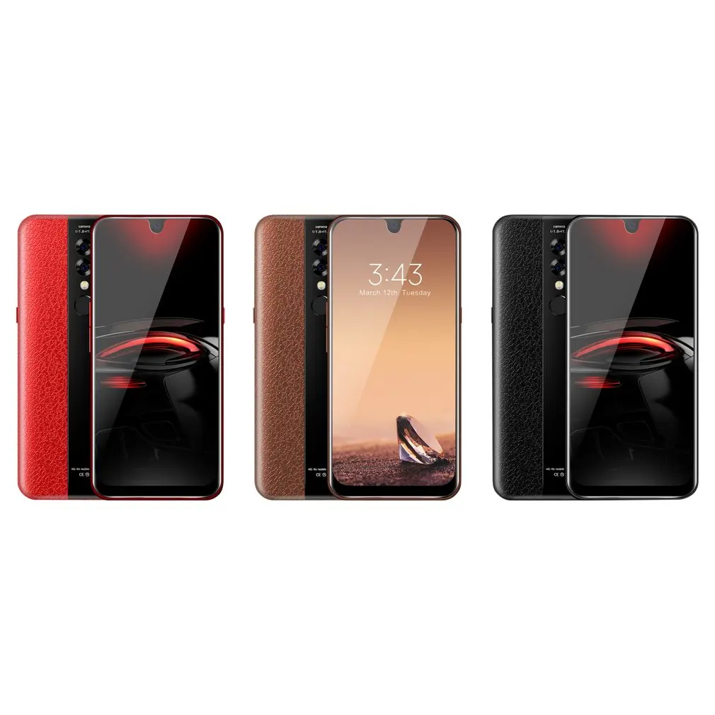 X23 6,2 дюймов смартфон 2+ 32 Гб мобильный телефон дисплей капли воды Тройная камера отпечатков пальцев распознавание лица смартфон