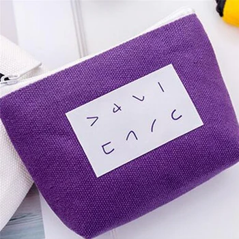 

New Kids Canvas Coin Purse Lady Coin Key Card Holder Pouch Zipper Bags Pouch Small Wallet Credit Card Holder Key Money Bags