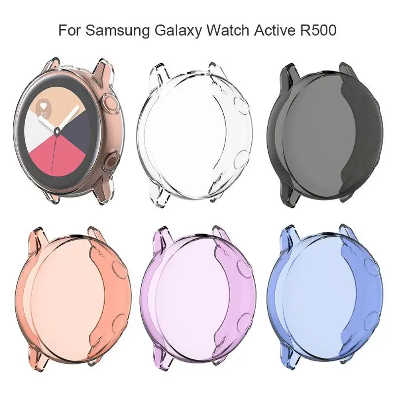 ТПУ защитный чехол для часов Samsung Galaxy Watch Active SM R500|Смарт-аксессуары| |