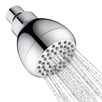 

Concealed Wall High Pressure Shower Head 3 Inches Adjustable Swivel Ball Joint Pressure Boosting Fixed Water Saving Shower Head
