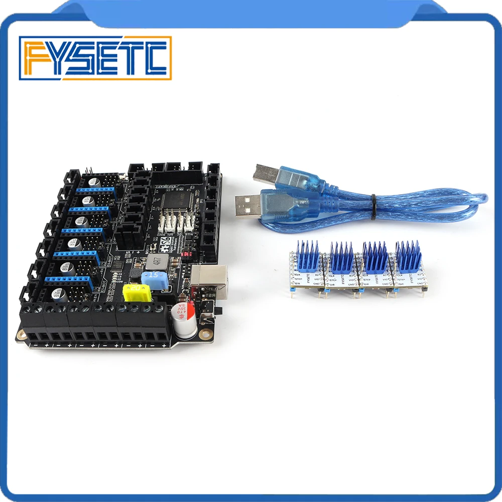 S6 V1.2 плата управления 32 бит с шаговым двигателем 4 шт. TMC2209 V3.0 Uart Летающий провод MX разъем VS F6 V1.3 SKR V1.3