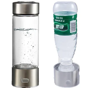 

350ML New SPE Water Ionizer Bottle Hydrogen Generator Water Maker Portable Hydrogen-Rich High H2 ppb Dual Use Electrolysis Glass