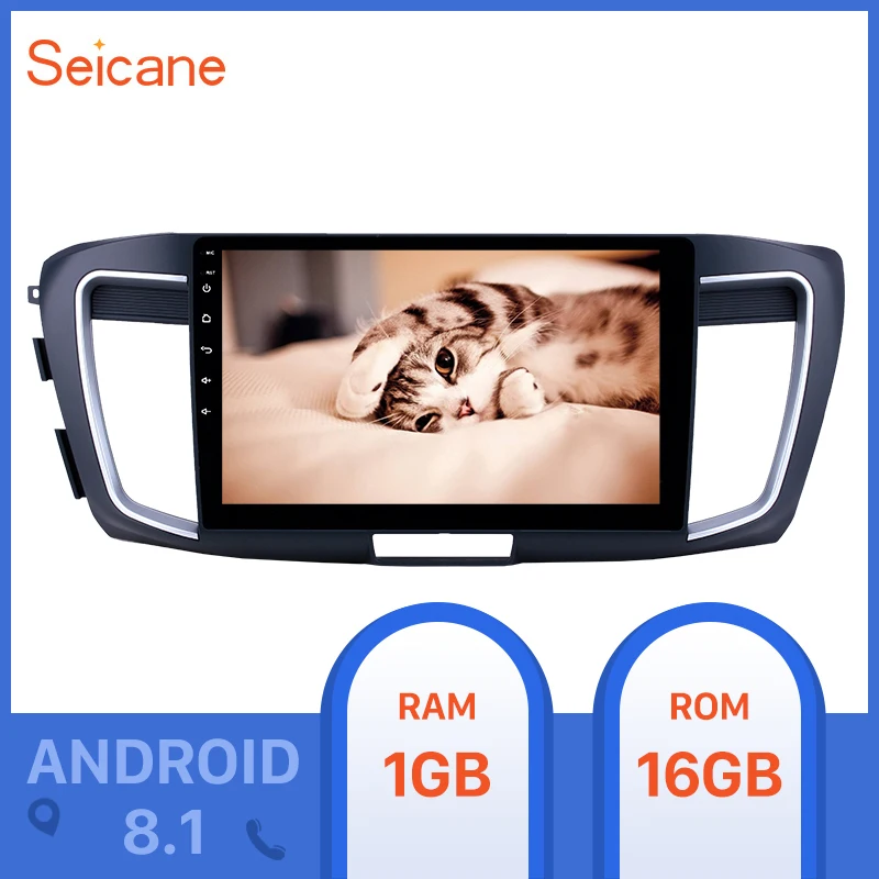 Автомагнитола Seicane 2DIN Android 8 1 10 дюйма GPS для Honda Accord 9 2013 л с поддержкой Carplay