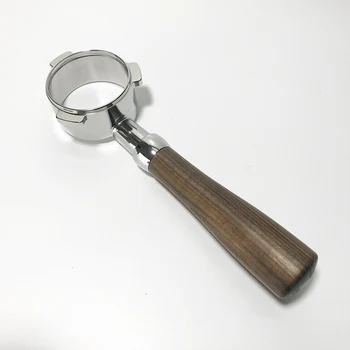 

54MM Coffee Handle Bottomless Portafilter For Breville 870/878/880 Filter Stainless Steel Replace Filter Basket Coffee Parts