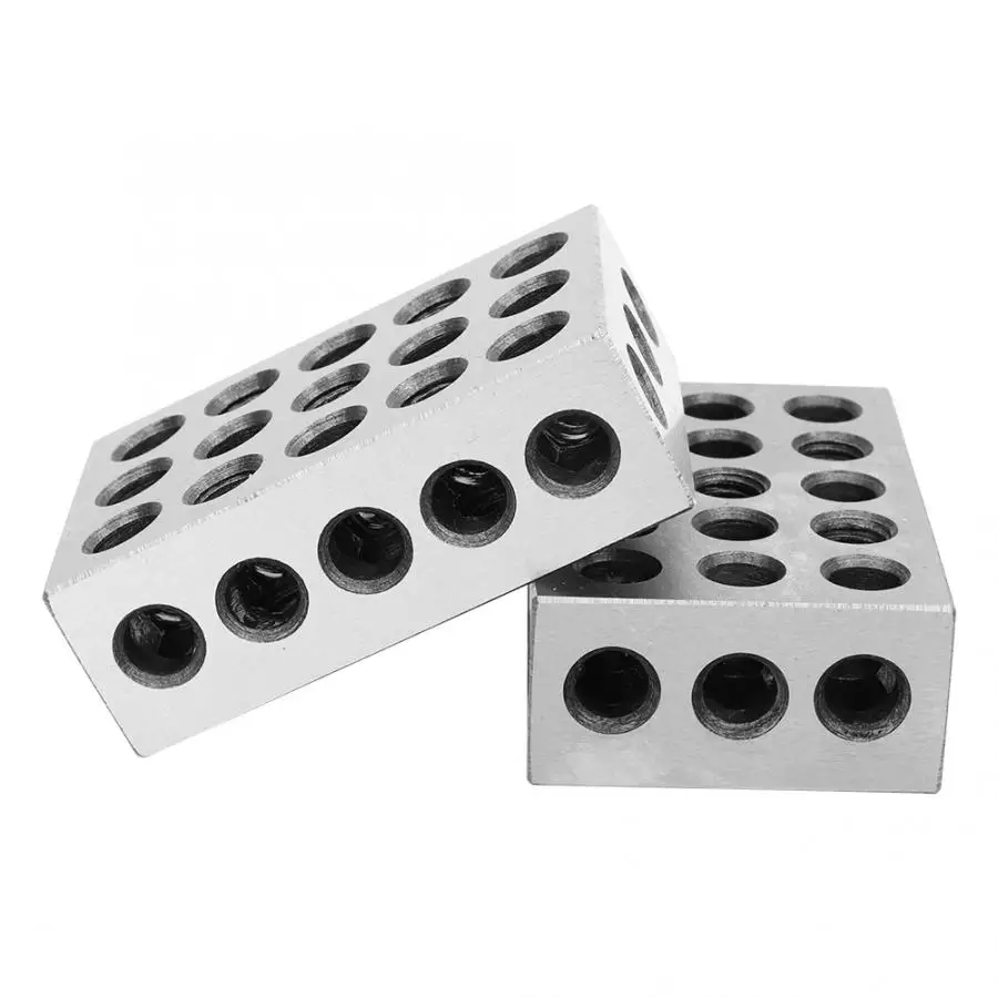 

Parallel Clamping Block 0.0003 inch High Accuracy 2 x 4 x 6'' Blocks 23 Holes Parallel Clamping Block Milling Tool