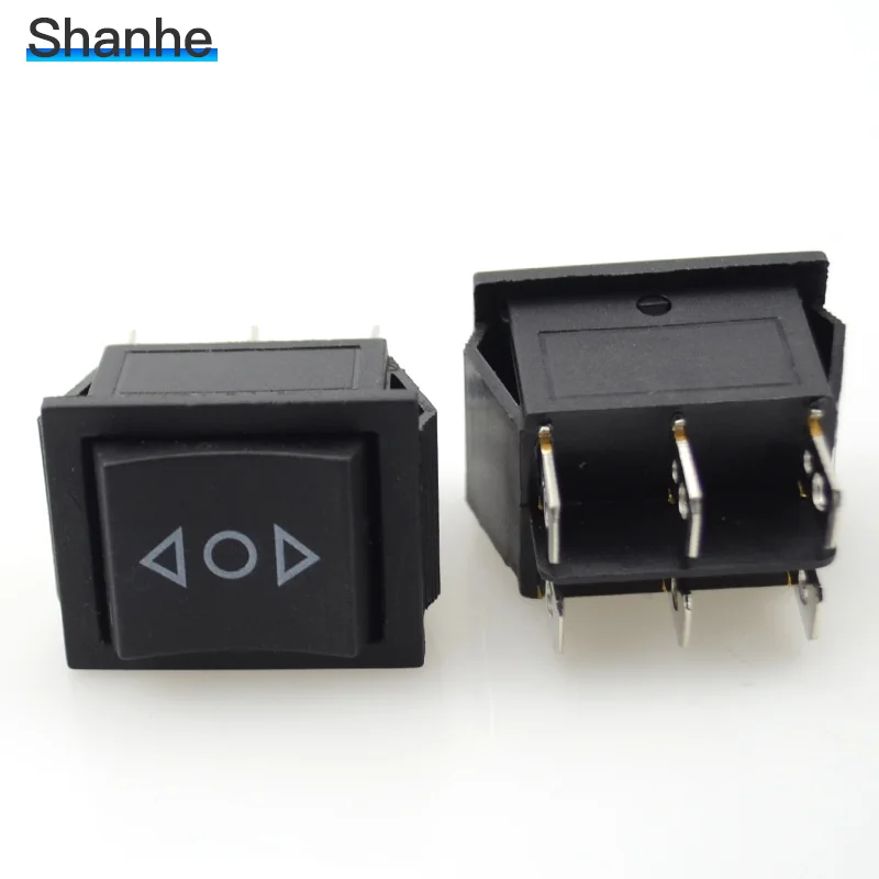 2 шт. клавишный переключатель мгновенного действия (вкл.) 6 контактный