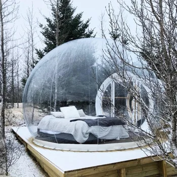 Beautiful Bubble Tent With Fan On Sale Top Quality Inflatable Tree 3M/4M/5M Dia Igloo Dome House Camping | Игрушки и хобби