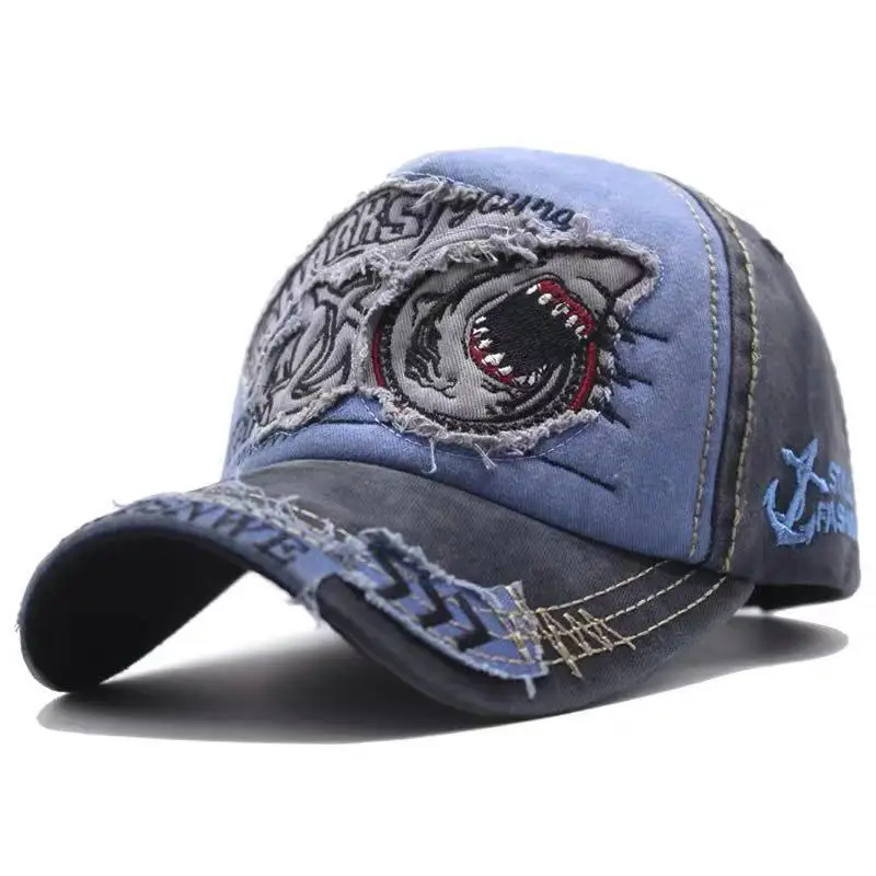 Светло-голубой Мужкая цельнокроенная Спорт на открытом воздухе Snapback Хлопковые бейсболки, кепки, головной убор в хип-хоп стиле, бейсболки napback Шапки - Цвет: Светло-голубой