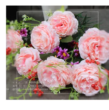 

Simulation Peony Flower Shop Decoration Wedding Artificial hua yang Peony Artificial Flower Decoration Birthday Holiday Gift Art