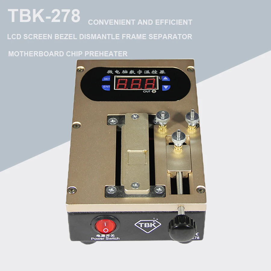 

TBK-278 LCD Screen Bezel Dismantle Frame Separator Machine Chip Preheater For Smart Phone Middle Frame Separate