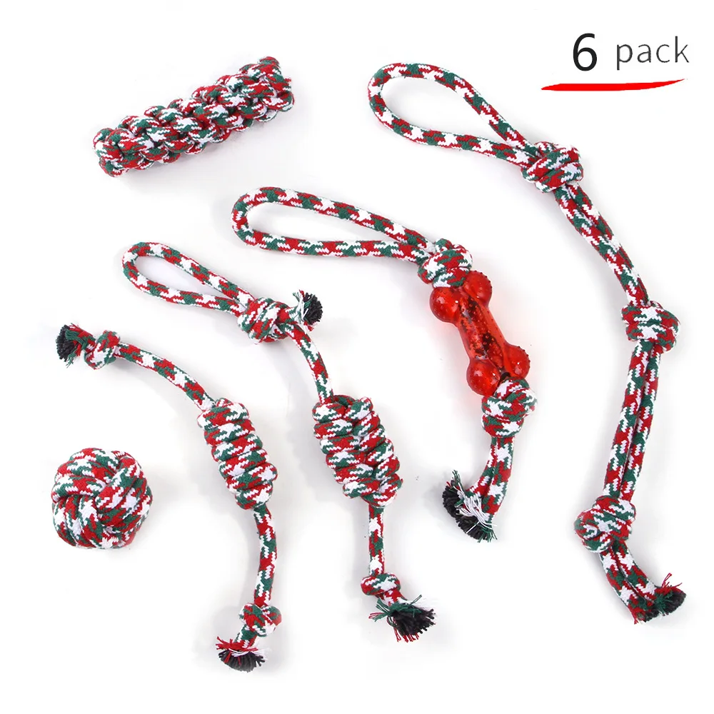 Dog Chew Rope Toys Set