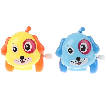 

8*6*6.5cm Funny Kids Baby Toys Cartoon Animal Dog Wind Up Toys Clockwork Educational Toys