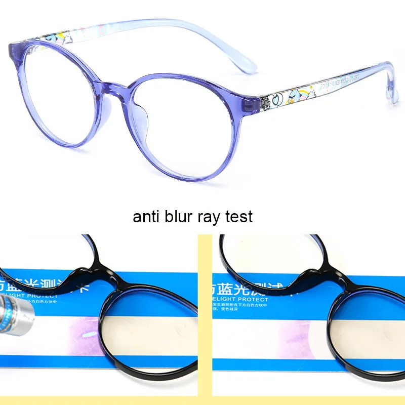 Голубой светофильтр компьютерные очки для блокирования УФ головной боли анти глазное напряжение прозрачные линзы игровые очки круглые прозрачные подростковые