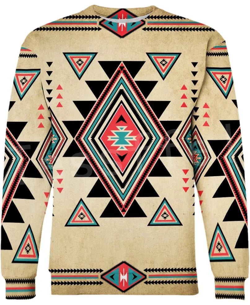 Tessffel индийский родной культуры Harajuku Повседневное красочные костюмы новая мода Забавный 3dprint унисекс толстовки для мужчин и женщин, S-2
