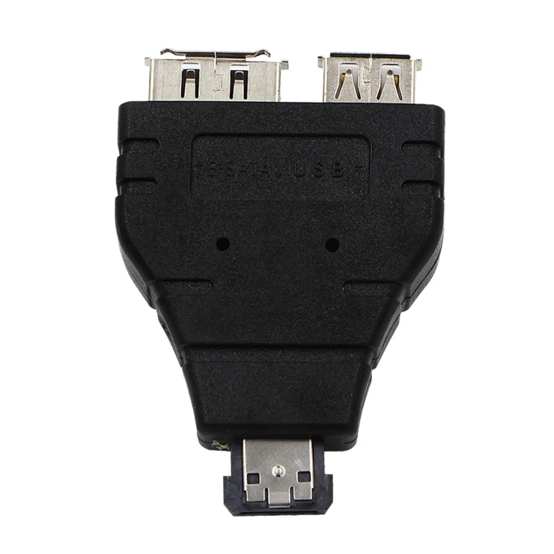 Мощность ESATA к ESATA USB комбинированный сплиттер конвертер адаптер разъем жесткий диск кабель двойной порт конвертеры Универсальный