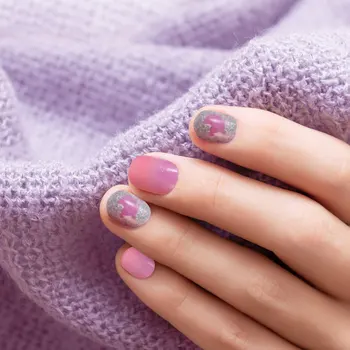 

5 Boxes False Nail Tips Lovely Cartoon Full Cover Removable Manicure Supplies Nail Decal Fake Nails for Girls Kids