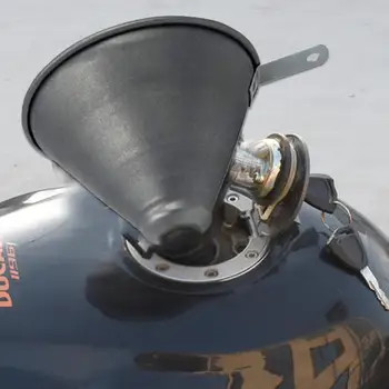 

Galvanized Metal Utility Funnel With Flex Tip And Screen - Use For Engine Oil, Transmission Fluid, Power Steering Fluid And More