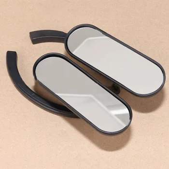 

Parts Mirror 1 Pair Black Mini Oval With Threaded Bolts For Harley Sportster Dyna Glide Replacement