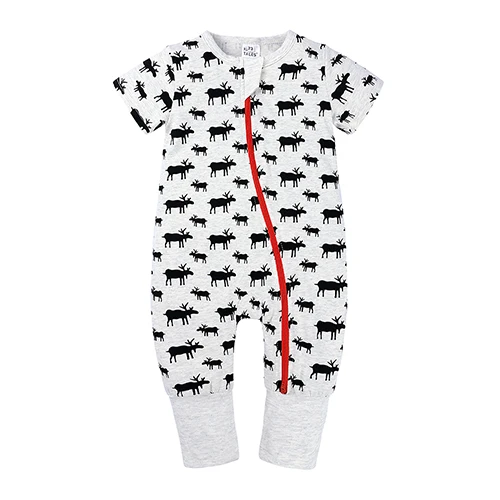 Style 6 Одежда для новорожденных; одежда с короткими рукавами для девочек и мальчиков; хлопковые комбинезоны на молнии; комбинезон для девочек; детские пижамы с фруктами; Jq-464 - Цвет: Style 6