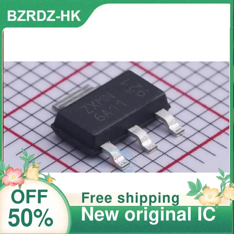 

30 шт. ZXMN6A11GTA 6A11 SOT223 60V новый оригинальный IC