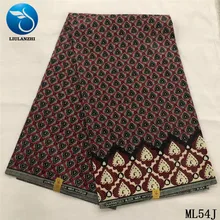 Воск liulanzhi ткани Анкара хлопок воск ткани для одежды нигерийская, восковая печать 6 ярдов Горячая ML54J01-ML54J26
