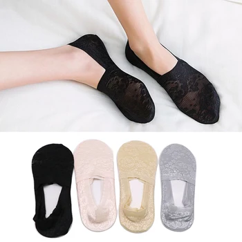 

Boat Socks for Women Summer Invisible Socks No Show Non Slip Breathable Shoe Liner Boat Socks Short Sock Slippers Calcetines