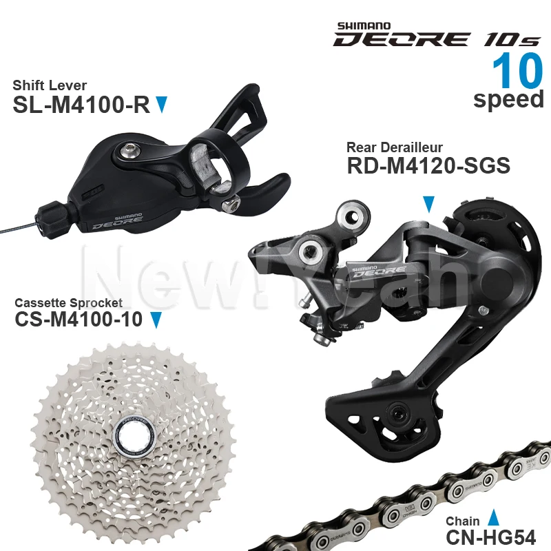 シマノdeore M4100 10スピードグループM4100シフターカセット 