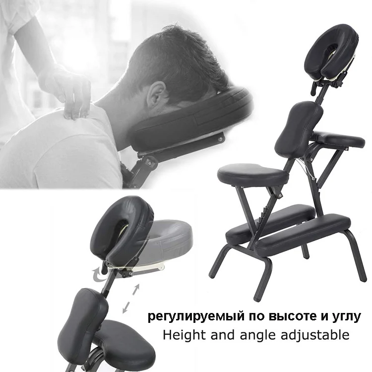Portable Massage Chairs Folding Tattoo Chairs High-Density Sponge Height Adjustable Face Cradle Light Weight Travel Spa Seat Portable Massage Chairs Folding Tattoo Chairs High-Density Sponge Height Adjustable Face Cradle Light Weight Travel Spa Seat