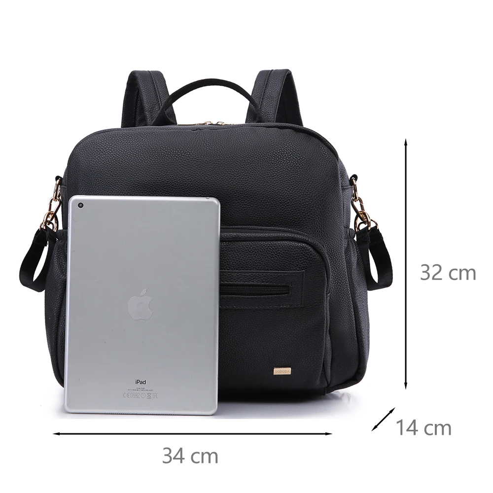 Soboba Diaper Bag for Newborn Baby Solid Multi-functional Waterproof Maternity Changing Bag for Baby Care Stroller Bag Fashion 2
