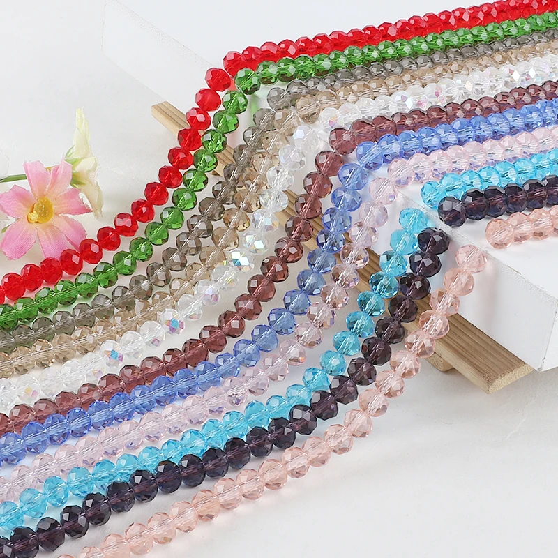 Crystal Beads Austria Crystal Faceted Glass Beads 2/3/4/6/8mm For Jewelry Making