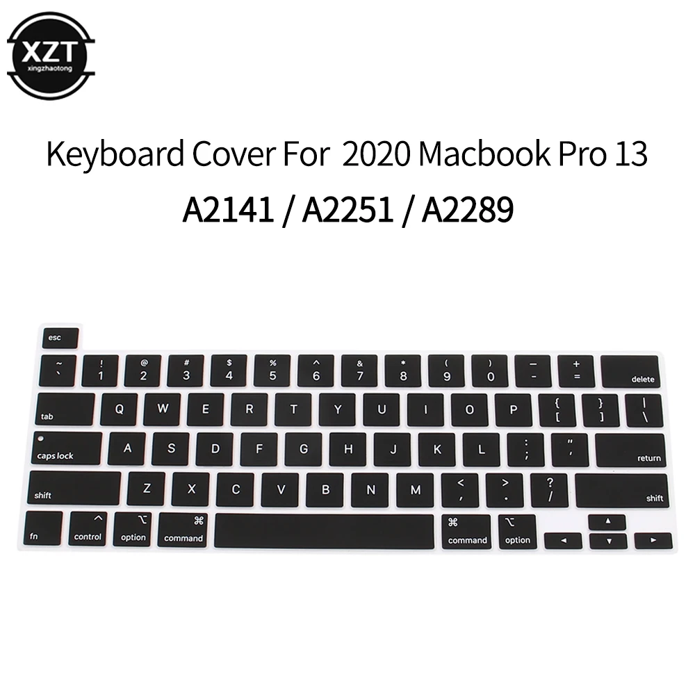 Чехлы для клавиатуры Macbook Pro A2289 A2251 A2141 13-дюймовый прозрачный защитный чехол из