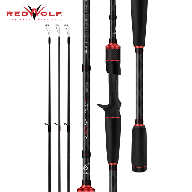 Fishing Rod Spinning, Redwolf Fishing Rod, Casting Fishing Rod