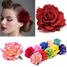 

Bridal Rose Flower Hairpin Brooch Wedding Bridesmaid Party Accessories Hair Clip