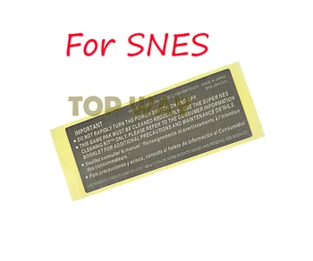 

ChengChengDianWan 10pcs For SNES Cartridge Label Sticker Housing Shell Sticker Lable Seals Game for SNES US version