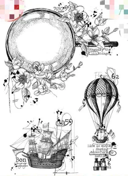 

background Clear Silicone Stamp / seal for DIY Scrapbooking / Album Decorative Clear Stamp Sheets A335