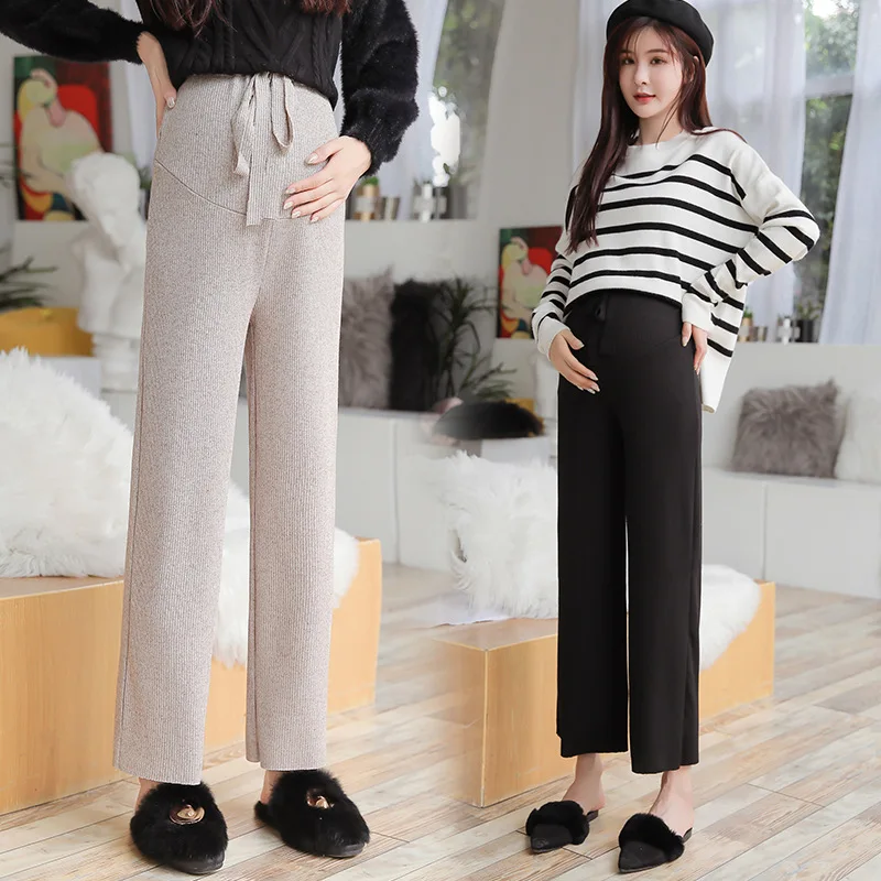 

Maternity Pants Autumn Clothing Loose-Fit Loose Pants Sub-Autumn & Winter Outer Wear Leggings Casual Drape Straight-leg Pants Ve