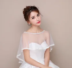 Pretty Wedding Jacket Tulle  Bridal Party Coat Bridal Jacket Bridal Bolero Women Wrap