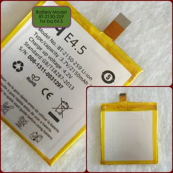 

Battery suitable for bq Mobile E4.5 with Battery Model BT-2150-259