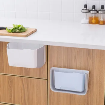 

Kitchen Trash Can Household Wall-mounted Debris Bucket Foldable Car Toilet Toilet Storage Classification Trash Basket