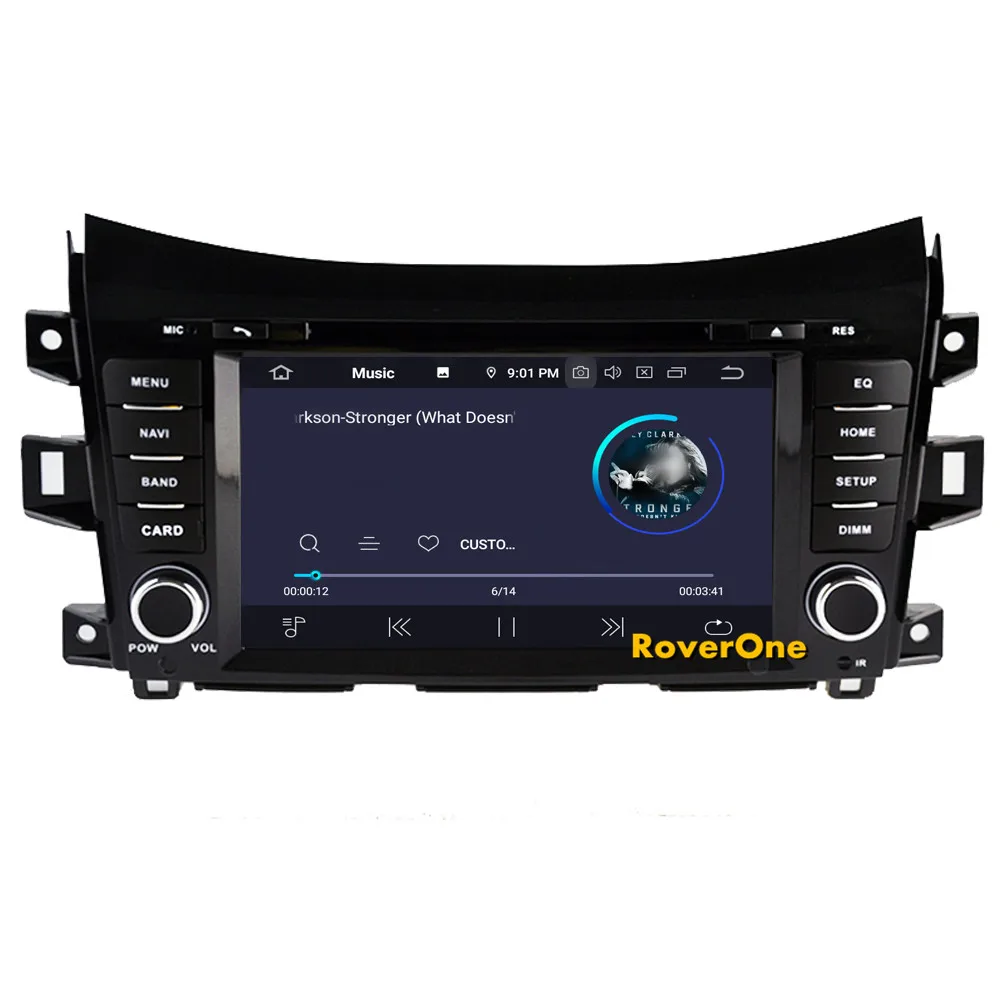 Top RoverOne For Nissan Navara NP300 For Renault Alaskan Android 9.0 Autoradio Car Radio Stereo DVD GPS Navigation Media Player 8