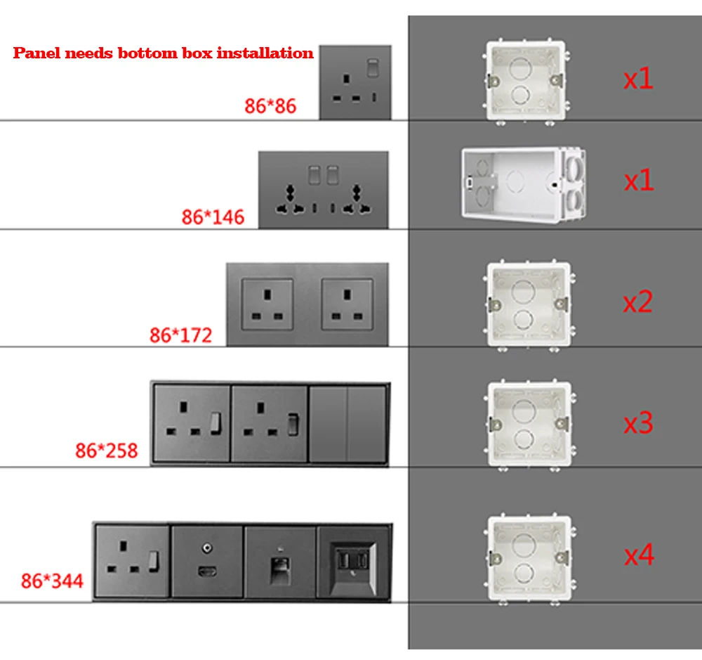 Tomada de parede usb 16a padrão da