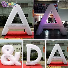 Бинго®1* 3M высокое Надувное освещение Буквы A Реплика/алфавит с светодиодный для ночного клуба украшения