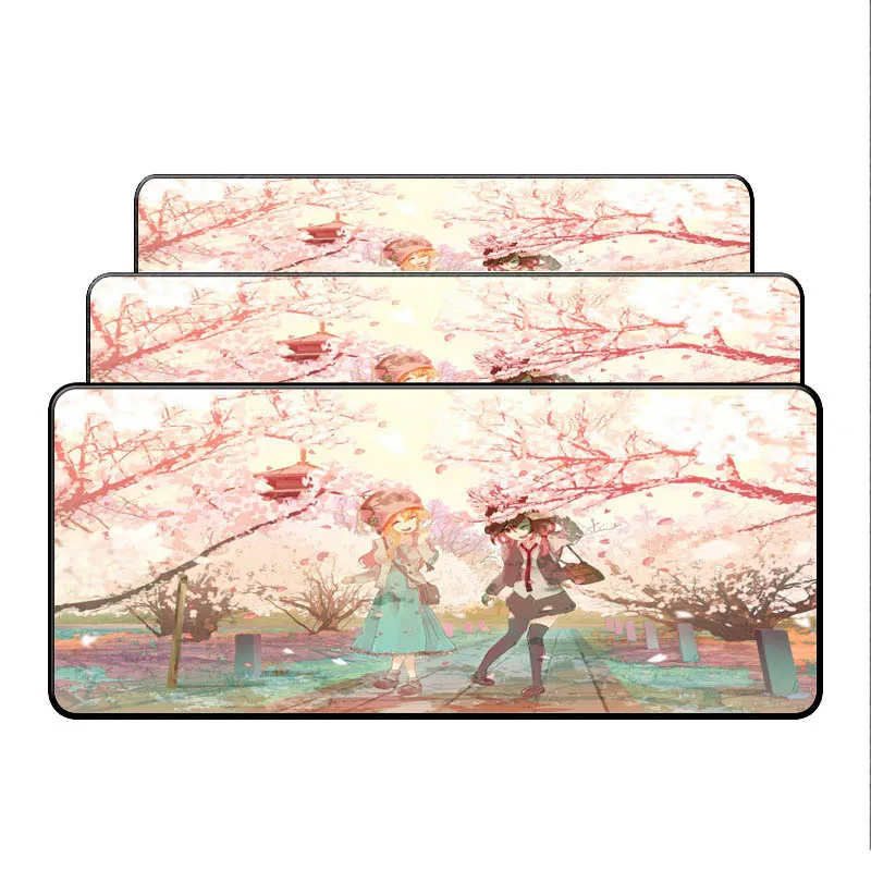  Japan Anime Girl Large Gaming Mouse Pad Gamer Lock Edge Keyboard Mouse Mat Gaming Mousepad for CS G