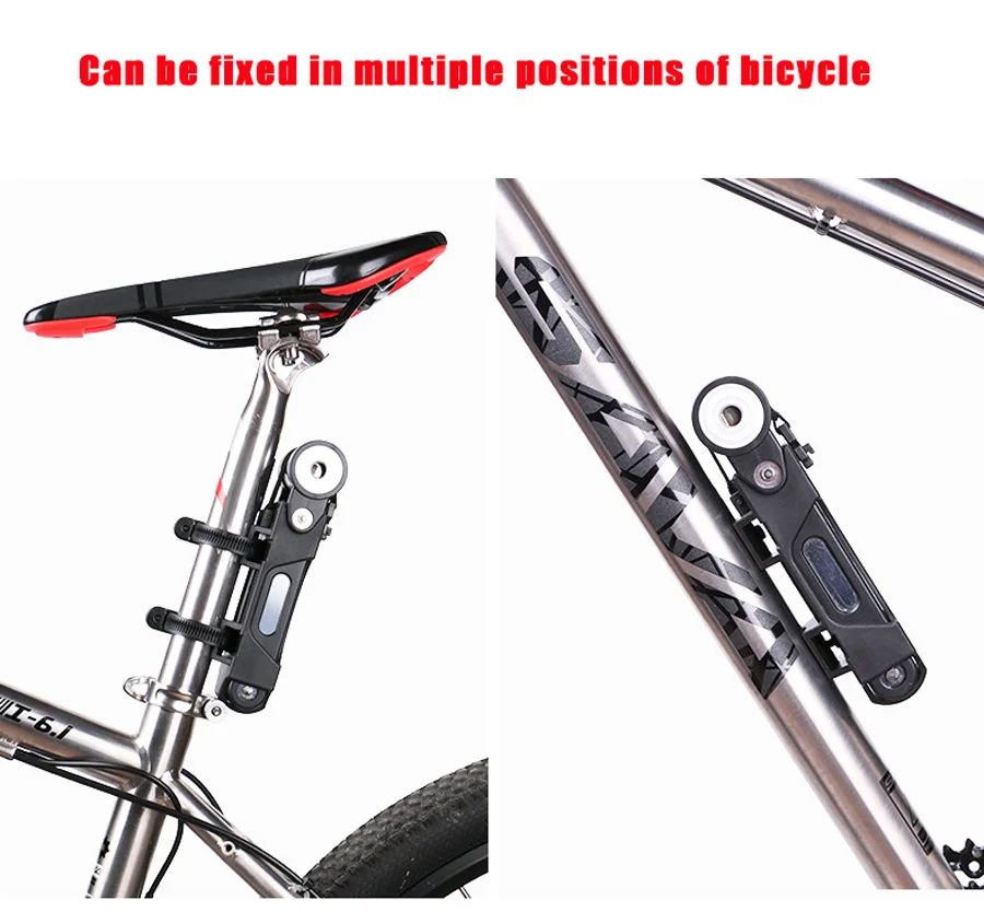 Колесо до MTB складной велосипедный замок Анти-сдвиг защита от кражи сплав сталь складной велосипедный замок ключи Пароль candado bicicleta
