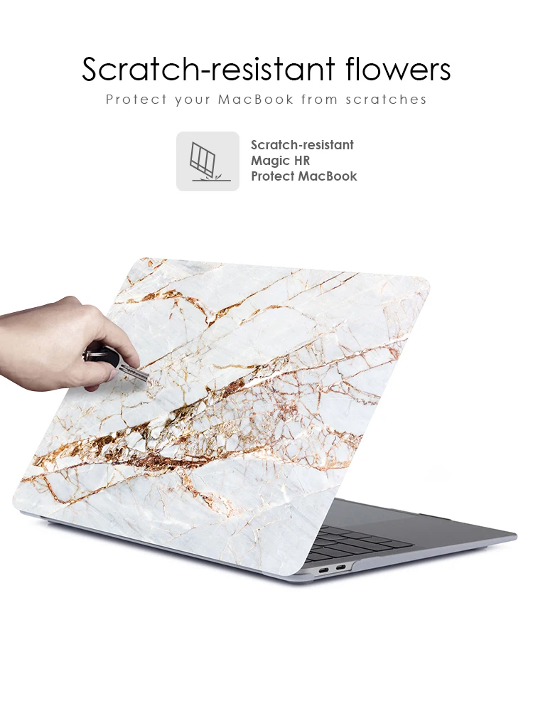 Мраморный чехол для ноутбука APPle MacBook Air 11 13 Retina MacBook Pro 13 15 панель оболочка рукав для нового MacBook Pro 13 15 дюймов